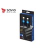 Savio GCL-02 HDMI cable 1.8 m HDMI Type A (Standard) Juodas,Mėlyna