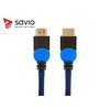 Savio GCL-02 HDMI cable 1.8 m HDMI Type A (Standard) Juodas,Mėlyna