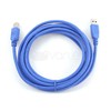 GEMBIRD CCP-USB3-AMBM-6 aukštos klasės USB 3.0 kabelis, USB A tipo kištukas - USB B tipo kištukas, 3 metrai, mėlynas