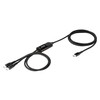 CLUB 3D CAC-1527 USB Type-C, Y įkrovimo laidas su 2x USB Type-C max. 100W, 1,83m