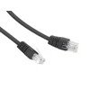 Gembird Cablexpert | Komutacinis laidas | PP12-0.5M/BK | Juodas RJ45 kištukas | RJ45 kištukas