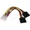 Akyga Oem Molex maitinimo laidas - 2x SATA - 15cm