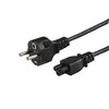 Maitinimo Kabelis - SAVIO CL-81 1.8m Type E IEC C5 0.75mm² Juodas