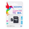 Atminties kortelė ADATA | Premier UHS-I | 64 GB | Micro SDXC | Flash atminties klasė 10 | SD adapter