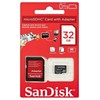 Atminties kortelė SanDisk Micro SDHC 32GB + SD adapteriai; EAN: 619659066918
