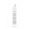 KERG M02382 ILGTINIMO LAIDAS SU JUNGIKLIU 3 LIZDAI 16A 3680W KABELAS 1,5M