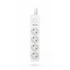 Kerg M02397 4 gniazda-balta ir-pilka-5.0m-16a-h05vv-f-3x1,5 mm2