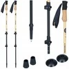 Viking Bamboo Pro Trekking Poles Brown 65-135