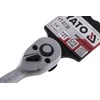 YATO terkšlė 1/4" WYGIĘTA 72 - ZĘBY 0730