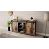Cama Meble Baldas - Komoda GRANERO 160x80x35 Iš Natūralios Medienos 2 Durys