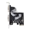 GEMBIRD SPC-22 PCI Express kortelė 2x serijinė žemo profilio