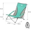 Nils Extreme NILS CAMP beach chair NC3035 Žalias-pilkas
