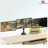 Laikiklis Tvirtinamas stalas 3 monitoriams Maclean MC-811 (stalinis kompiuteris, 17" - 27", maks. 20kg)