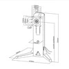 Laikiklis Nanors Maclean Mount stalas monitorius nano RS RS110 (stacionarus, 17" - 32", maks. 8kg)