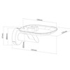 MACLEAN MC-840 Maclean MC-840 sieninis sieninis laikiklis, skirtas Sonos One, One SL ir Play