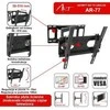 ART RAMT AR-77 Laikiklis AR-77 skirtas LCD/LED 23-46 35kg vertikalus/horizontalus 51cm d. nuo sienos