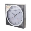 Clock wall Esperanza LYON EHC016W (sidabrinis color, baltos spalvos)