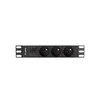 LANBERG PDU-03E-0200-BK PDU 10 1U 16A 3x 230v PL 2m Juodas