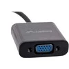 LANBERG AD-0002-BK adapter Displayport 1.1->VGA cable juodas