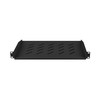 Serverių lentyna LANBERG AK-1008-B Lanberg fixed shelf 19, 1U/483x315mm, max load capacity iki 20kg juodas