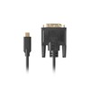 LANBERG Cable USB-C M ->DVI-D 24+1 M 3m juodas