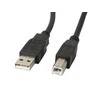 LANBERG USB-A M USB-B M 2.0 cable 1m juodas
