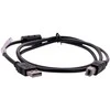 LANBERG USB-A M USB-B M 2.0 laidas 1.0m juodas feritas