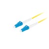 LANBERG šviesolaidinis laidas SM LC/UPC-LC/UPC simplex 1m LSZH g657a1 3.0mm geltonas