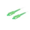 LANBERG šviesolaidinis patchcord SM SC/APC-SC/APC simplex 25m LSZH g657a2 3.0mm baltas