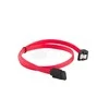 LANBERG CA-SASA-13CU-0030-R CABLE SATA DATA II 6GB/S F/F 30cm METAL CIP ANGLED Rounds