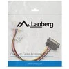 LANBERG CA-SAHD-10CU-0015 kabelis SATA galia M ->MOLEX F 15cm