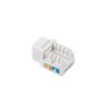 LANBERG KSU5-1090 Keystone Module RJ45->LSA 90deg UTP Cat.5e