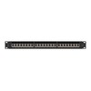 LANBERG patch panel 24 port 1U cat.7 FTP juodas