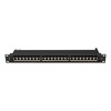 LANBERG patch panel 24 port 1U cat.7 FTP juodas
