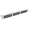 LANBERG PPU5-1048-S Lanberg Patch Panel 48 prievadas 1U, kat. 5e, pilkas