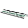 LANBERG PPU5-1048-S komutacinė panelė, 48 prievadų, 1U, cat. 5e, pilkas