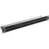 LANBERG PPU6-1048-B Patch Panel 48 prievadas 1U kat. 6 juodas