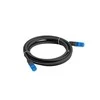 LANBERG patchcord cat.6A FTP LSZH CCA 0.5m juodas