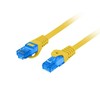 LANBERG patchcord kat.6A FTP LSZH CCA 10m geltona