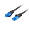 LANBERG patchcord cat.6A FTP LSZH CCA 2m juodas