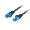 LANBERG patchcord cat.6A FTP LSZH CCA 5m juodas