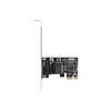 LANBERG tinklo plokštė PCI-E PCE-1GB-201 gigabit Ethernet RTL8111C mikroschemų rinkinys žemo profilio
