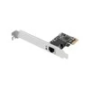 LANBERG tinklo plokštė PCI-E PCE-1GB-201 gigabit Ethernet RTL8111C mikroschemų rinkinys žemo profilio