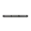 LANBERG PPS6-1024-B Patch Panel 24 prievadai 1U kat. 6 ekranuoti judai