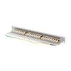LANBERG patch panel 24 port 1U kat.6A FTP pilkas