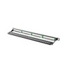 LANBERG PPU5-0024-B Lanberg Patch Panel 24 prievadas 0,5U, kat. 5e, juodas