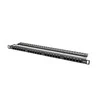 LANBERG PPU6-0024-B Patch Panel 24 port 0.5U cat. 6 juodas