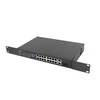 Šakotuvas LANBERG RSFE-16P-2C-250 jungiklis 16x 100Mb PoE+/2x Combo Gigabit 250W nevaldomas
