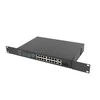 Šakotuvas LANBERG RSFE-16P-2C-150 jungiklis 16x 100Mb PoE+/2x Combo Gigabit 150W nevaldomas