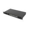 Šakotuvas LANBERG Switch Rack 19 colių RSFE-24P-2C-360 24x 100Mb PoE+ 2x Combo Gigabit 360W
